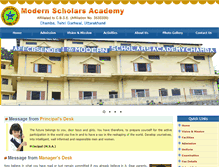 Tablet Screenshot of modernscholarsacademy.com